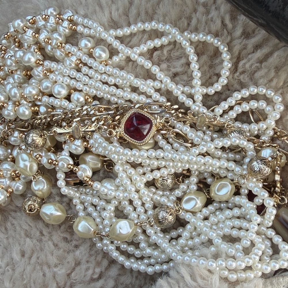 Faux Pearl Necklaces